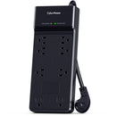 CyberPower Essential Series 8-Outlet Surge Protector (Black, 6')
