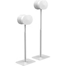 FLEXSON Essentials Adjustable Floor Stand for Sonos Era 300 (White, Pair)