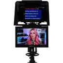 Prompter People ProLine Plus 15" Widescreen Teleprompter with 3G-SDI/HDMI HighBright Monitor & 15" Talent Monitor