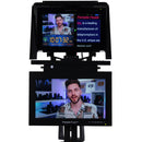 Prompter People ProLine Plus 12" Widescreen Teleprompter with 3G-SDI/HDMI HighBright Monitor & 12" Talent Monitor