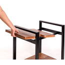 Wavebone Jenga Double Shelf WB-A-JDS-S/WB-A-JDS-B-W (Wood)