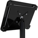 CTA Digital Rotating Desk Mount with Acrylic Security Vesa Enclosure for iPad 10.2, Air3, Pro 10.5 (Black)