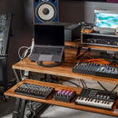 Wavebone Headquarter Studio Workstation (Light Wood with Black Frame)