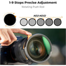 K&F Concept Nano-X Series 2-in-1 Variable ND2-400 & Black Mist Filter (55mm, Grade 1/4, 1 to 9-Stop)