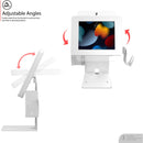 CTA Digital POS Tablet Station with Printer Stand, Scanner Mount, and Card Reader Holder