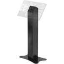 CTA Digital Premium Locking Floor Stand Kiosk with Enclosed Printer Storage & Cable Management