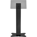 CTA Digital Premium Locking Floor Stand Kiosk with Enclosed Printer Storage & Cable Management