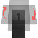 CTA Digital Premium Locking Floor Stand Kiosk with Enclosed Printer Storage & Cable Management
