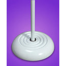 On-Stage ROUND BASE MIC STAND-WHITE/x2