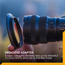 NiSi JetMag Pro MAXMAG Magnetic Filter Adapter for Nikon Z 14-24mm f/2.8 Lens