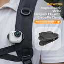 Raywowo Magnetic Backpack Clip for Insta360 GO Ultra
