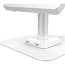 CTA Digital Desk Mount with Integrated 2 Port USB Hub with Universal Security Enclosure