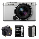 Panasonic LUMIX S9 Mirrorless Camera with 18-40mm f/4.5-6.3 Lens and Essentials+ Kit (White/Silver)