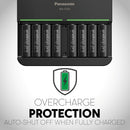 Panasonic eneloop pro Rechargeable Ni-MH Batteries with Charger (8 AA Batteries)