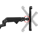 CTA Digital Counterbalance Monitor Arm with Universal Security Holder for  7.9- 12.5 Tablets