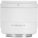 Viltrox AF 50mm f/2 Air FE Lens (Sony E, White)