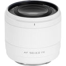 Viltrox AF 50mm f/2 Air FE Lens (Sony E, White)