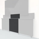 Heckler Framework Panel & Backsplash Set (Tall, Inner, Steamship )