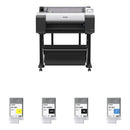 Canon imagePROGRAF TM-250 24" Large-Format Printer with Four PFI-120 Ink Cartridges Kit