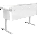Heckler Premium Modesty Panel Set for Lectern 6U (White Frost)