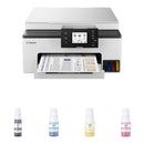 Canon MAXIFY GX1020 Wireless MegaTank All-in-One Color Printer with Four GI-25 Ink Bottles Kit