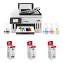 Canon MAXIFY GX6120 Wireless MegaTank All-in-One Color Printer and Three GI-26 Ink Bottles Kit