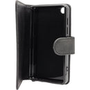 Samvix Leather Book Case for Soniq (Black)