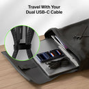 Belkin BoostCharge Pro Braided USB-C to Dual USB-C Cable (5')