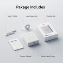 NIIMBOT D110M 1/2" Portable Smart Thermal Label Printer (White)