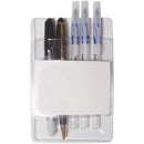 BRADY PEOPLE ID Clear Vinyl Horizontal Pocket Protector (3.625 x 4.75", 100-Pack)