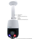 Luminys 8MP Network LumiDeterrent Dome Camera with 25x Optical Zoom