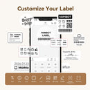 NIIMBOT Thermal Gap Paper Roll for B21 Pro (100, White, 2.1 x 3.1" Labels)
