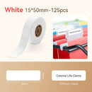 NIIMBOT Thermal Gap Paper Roll (125 White 0.59 x 1.97" Labels)