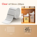 NIIMBOT Thermal Gap Paper Roll (230 Clear 1.18 x 1.57" Labels)
