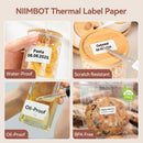NIIMBOT Thermal Gap Paper Roll (160 Clear 0.55 x 1.57" Labels)
