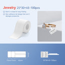 NIIMBOT Thermal Gap Paper Roll (100 Jewelry 1 x 1.18" Labels)