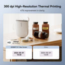 NIIMBOT D11-H 1/2" Portable Smart Thermal Label Printer (White)