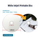 PlexDisc CD-R Inkjet Hub Printable Discs (100-Pack)