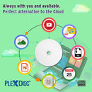 PlexDisc CD-R Inkjet Hub Printable Discs (100-Pack)