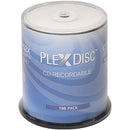 PlexDisc CD-R Inkjet Hub Printable Discs (100-Pack)