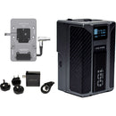 IndiPRO Tools Kratos V-Mount Power Kit for DJI Ronin 4D (2.4" Cable, 150Wh)