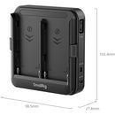 SmallRig L-Series/NP-F Type Dual-Battery Adapter Plate (Supports UPS)