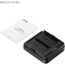 SmallRig L-Series/NP-F Type Dual-Battery Adapter Plate (Supports UPS)
