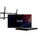 ViewZ VZ-55UNBS 55" 2x2 Video Wall 4x Monitor Bundle with Controller and 4x VZ-XMS Wall Mount Kit