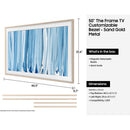 Samsung Customizable Bezel for 50" The Frame & Frame Pro TVs (2026, Sand Gold Metal)