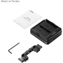SmallRig L-Series/NP-F Type Dual-Battery Adapter Plate with 15mm LWS Rod Clamp (Supports UPS)