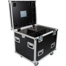 ProX TruckPaX Heavy-Duty Truck Pack Utility Flight Case with Divider & Tray (Black, 4-Pack)