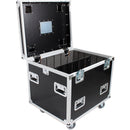 ProX TruckPaX Heavy-Duty Truck Pack Utility Flight Case with Divider & Tray (Black, 4-Pack)