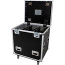 ProX TruckPaX Heavy-Duty Truck Pack Utility Flight Case with Divider & Tray (Black, 2-Pack)