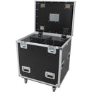 ProX TruckPaX Heavy-Duty Truck Pack Utility Flight Case with Divider & Tray (Black, 4-Pack)